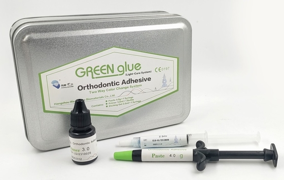 Buy Dental Bonding Orthodontic Adhesives Light Cure BIOM Hot Color Change Green Glue online manufacture