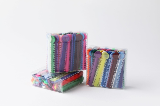 Buy Colorful Orthodontic Elastic Ligature Ties For Optimal Dental Treatment online manufacture