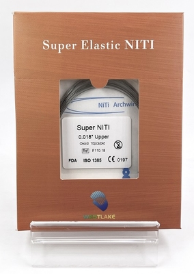 Super Elastic Orthodontic NiTi Archwire Round And Rectangular For Dental Materials