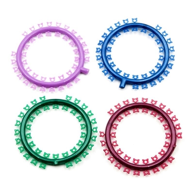 Plastic Orthodontic Elastic Ligature Ties Customized Color